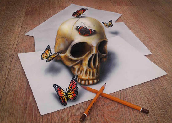 Optical Illusion: New 3D Drawings by Ramon Bruin