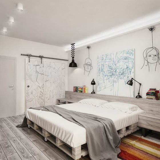 Light Tone Apartment in Ukraine by Kley Design