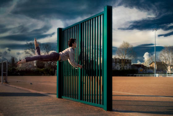 Gravity-Defying Self-Portraits by Mickael Jou