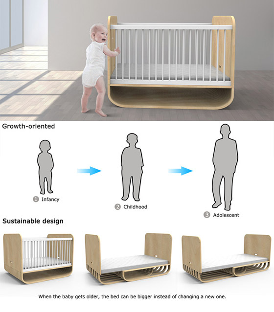 multifunctional baby crib