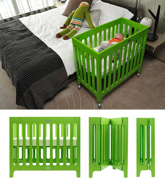 compact baby crib