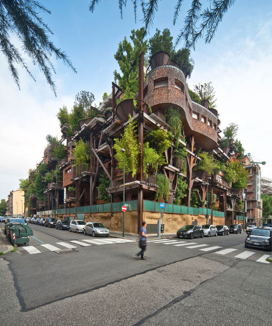 A Multi-Story Urban Treehouse in Turin, Italy