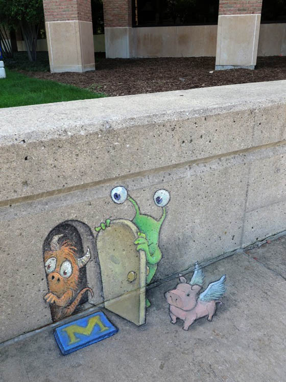 Playful Street Art: Quirky Characters on the Streets of Ann Arbor