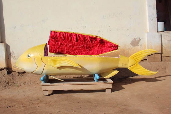 Fantasy coffin: Functional Coffin Art from Ghana