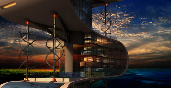 Grand Cancun Eco-complex: Eco-platform with Luxury Resort