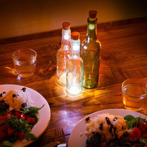 Bottlelight: Turn Empty Bottles Into Lamps