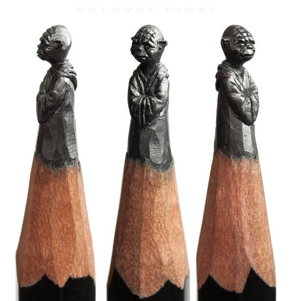 Amazing Miniature Pencil Tip Carving by Salavat Fidai