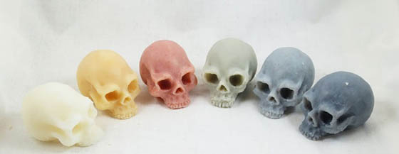 Skull-Shaped Artisan Soaps, Do You Want to Bath With It?