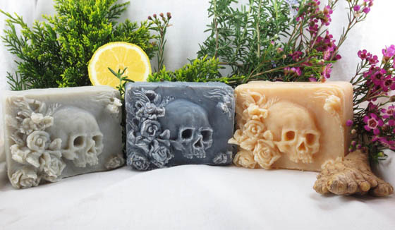 Skull-Shaped Artisan Soaps, Do You Want to Bath With It?