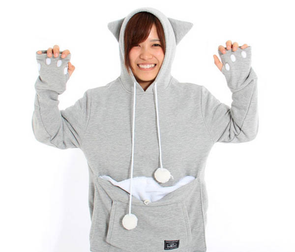 cat hoodie wherever want take