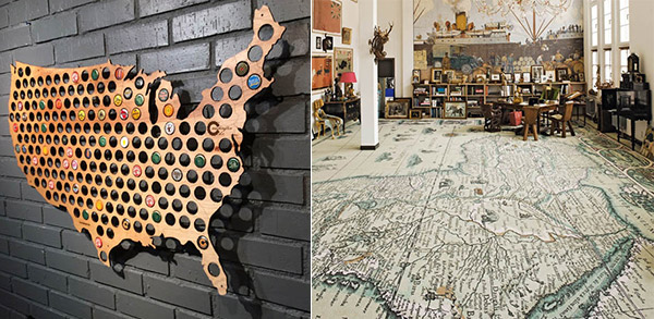 12 Creative Map Inspired Designs