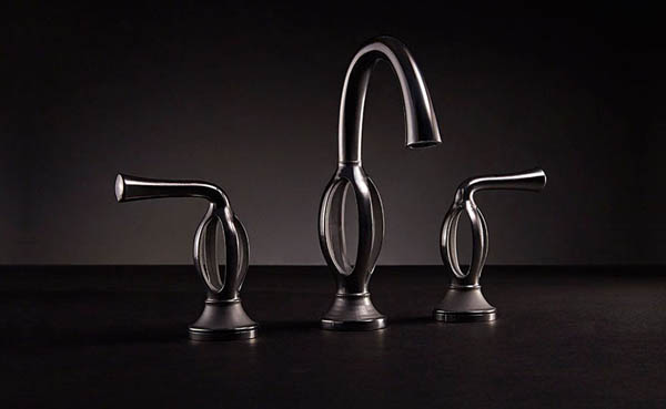 Unusual 3D Printed Metal Faucets Present Water In An Impossible Way