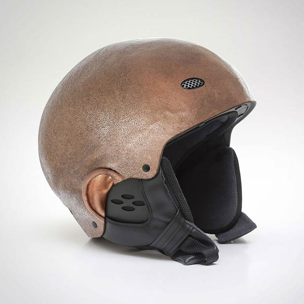 Probably the Most Creepy Helmet: Human-Skin Helmets By Jyo John Mullor