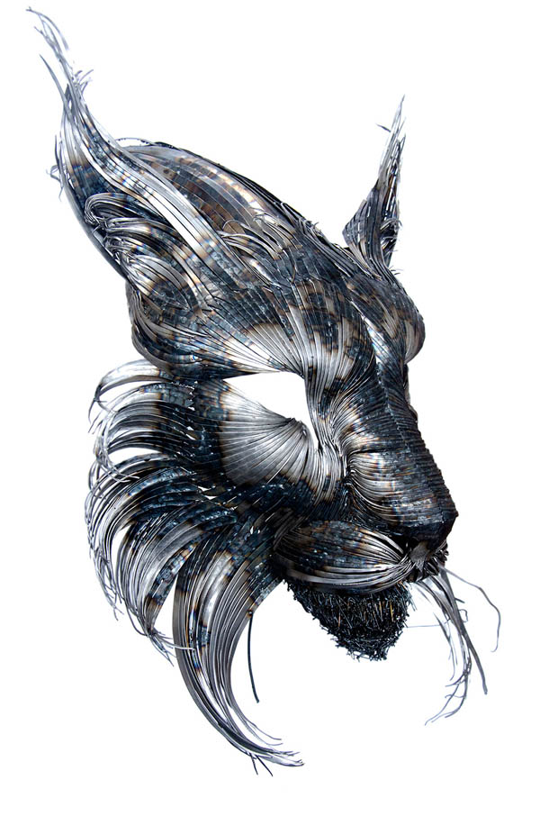 Incredible Mask Like Animal Head Sculptures by Selçuk Yılmaz