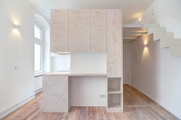 21 Square-meters Micro Apartment in Berlin