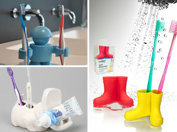 9 Cool and Unusual Toothbrush Holders