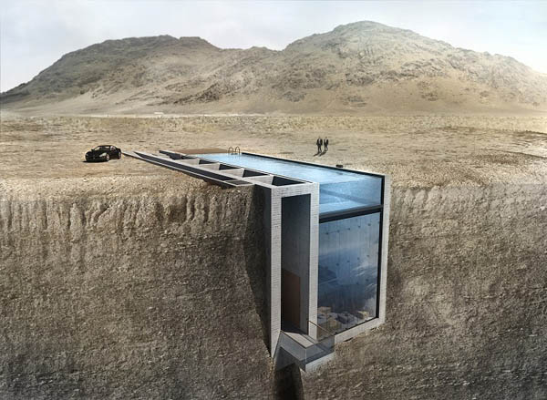 Casa Brutale: Most Stunning House Embedded in Cliff