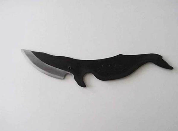 Whale Shaped Kujira Carbon Steel Knives for Small Hands