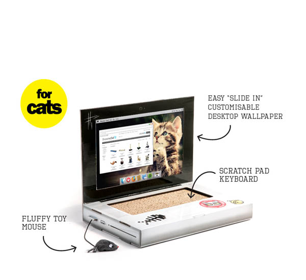 A Scratching Laptop Especially for Your Cat