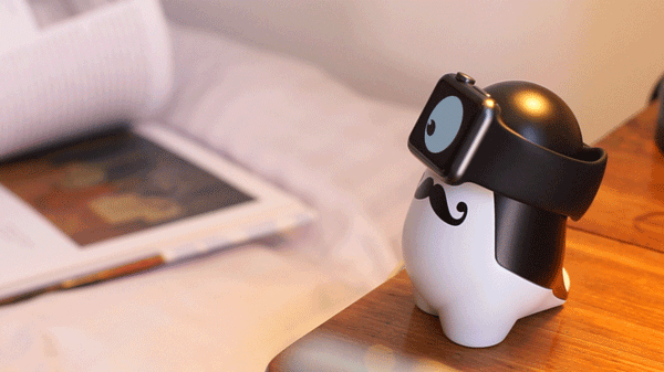 WATCHme: a Cute Armless Monster Holding Your Apple Watch