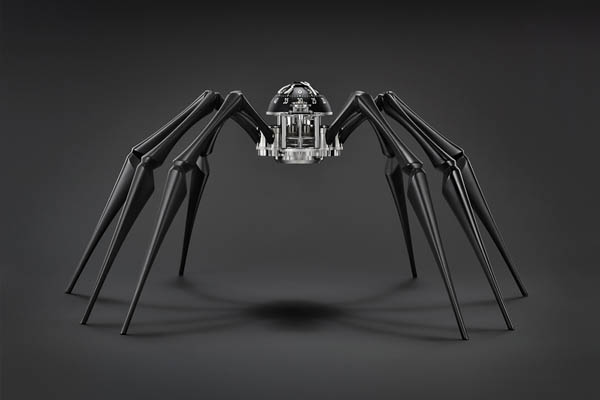 Arachnophobia: Unconventional Spider Table Clock