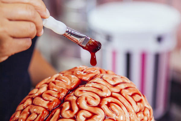 Make Your Own Red Velvet Brain Cake For Halloween