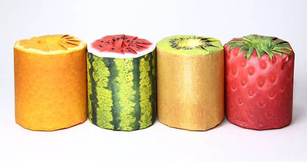 Unconventional Fruit Toilet Paper