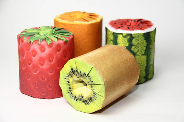 Unconventional Fruit Toilet Paper