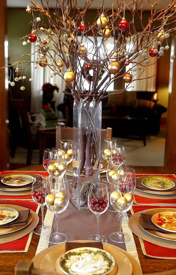 55 Gorgeous Christmas Table Setting Ideas Design Swan