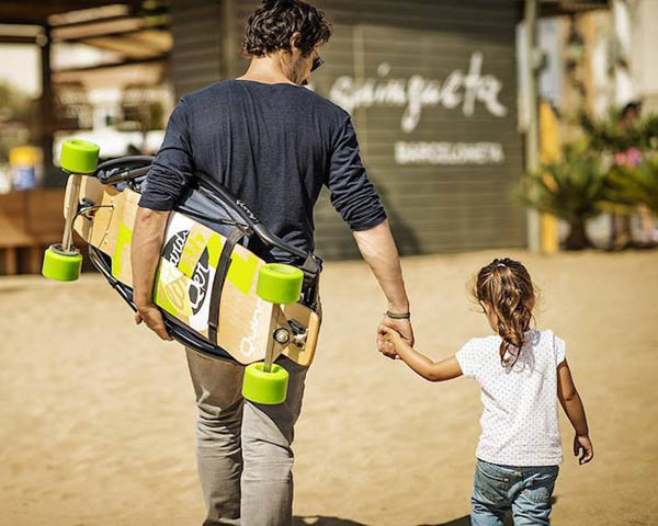 Crazy or Creative? Longboardstroller, Part Longboard and Part Stroller