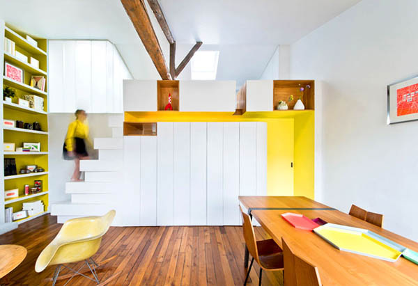 Colourful and Compact Apartment in Paris