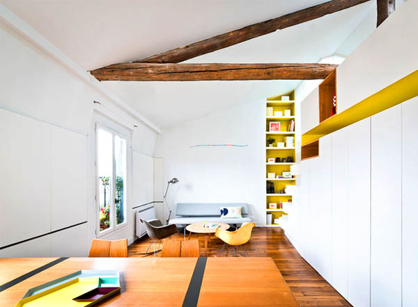 Colourful and Compact Apartment in Paris