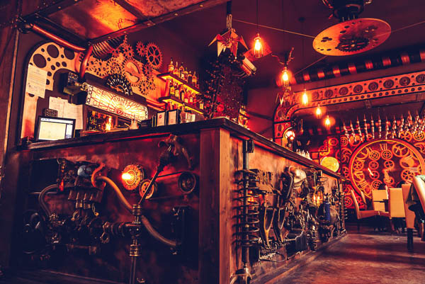 The World First Kinetic Steampunk Bar