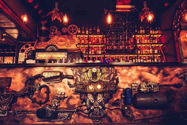 The World First Kinetic Steampunk Bar