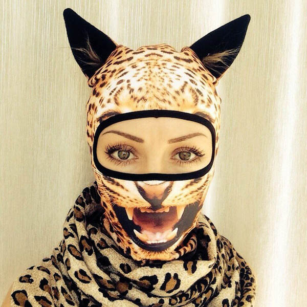 Cool and Playful Animal Face Balaclavas By Teya Salat