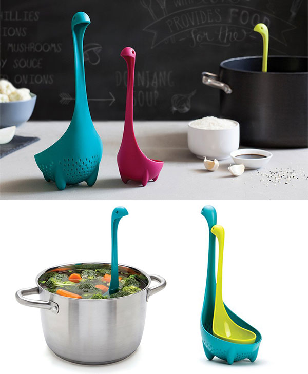 Multi-Functional Nessie Soup Ladle Loch Ness Monster Design