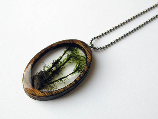 Nature Inspired Wooden Pendants by Erin LaRocque