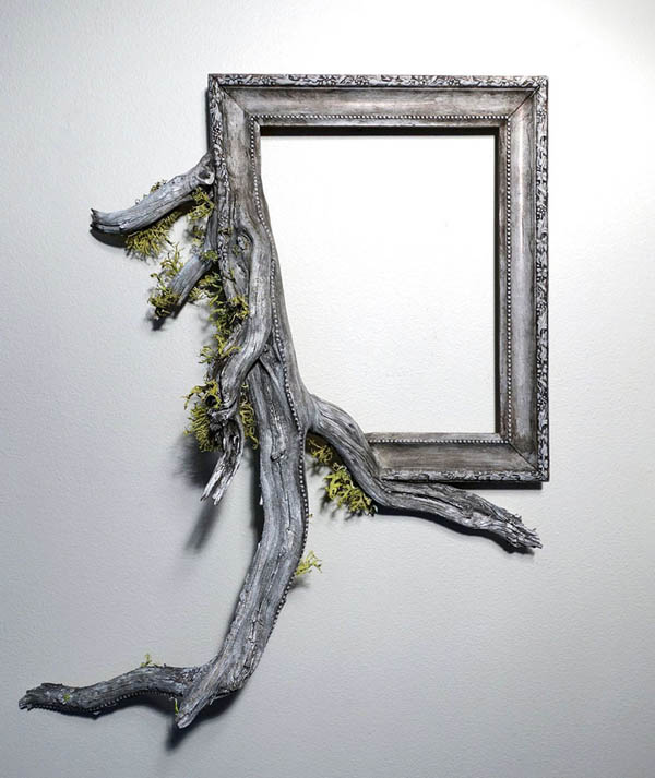 When Dead Tree Fused With Picture Frames, One of the Most Spooky Wall Decor Invented