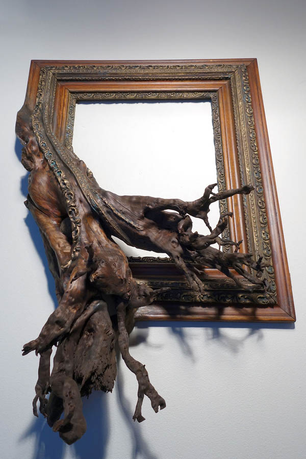 When Dead Tree Fused With Picture Frames, One of the Most Spooky Wall Decor Invented