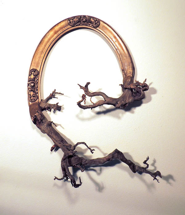 When Dead Tree Fused With Picture Frames, One of the Most Spooky Wall Decor Invented