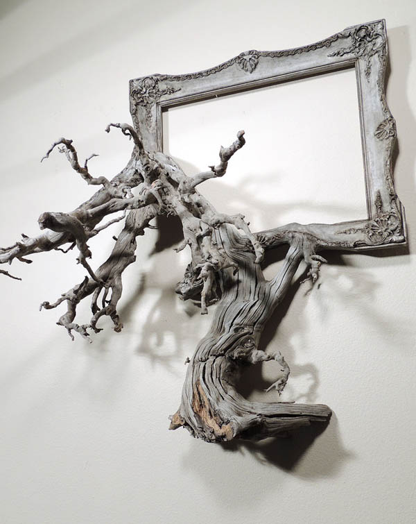 When Dead Tree Fused With Picture Frames, One of the Most Spooky Wall Decor Invented