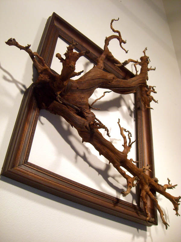 When Dead Tree Fused With Picture Frames, One of the Most Spooky Wall Decor Invented