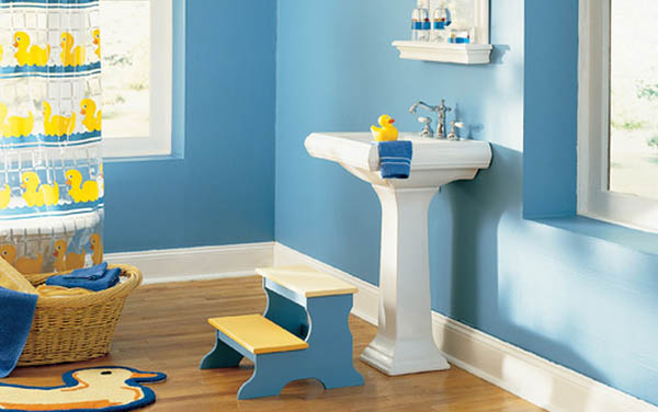 Create a Kids Friendly Bathroom