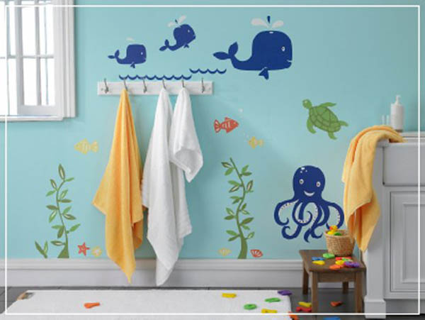 Create a Kids Friendly Bathroom