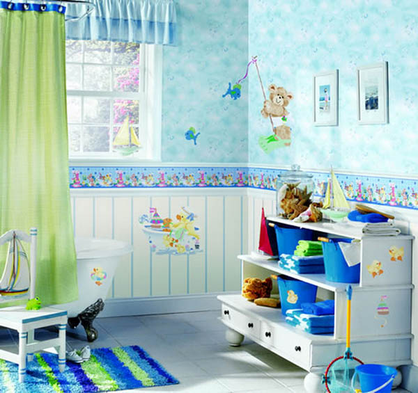 Create a Kids Friendly Bathroom