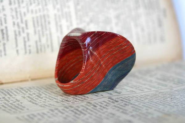 Jewellery Made out of Discarded Books