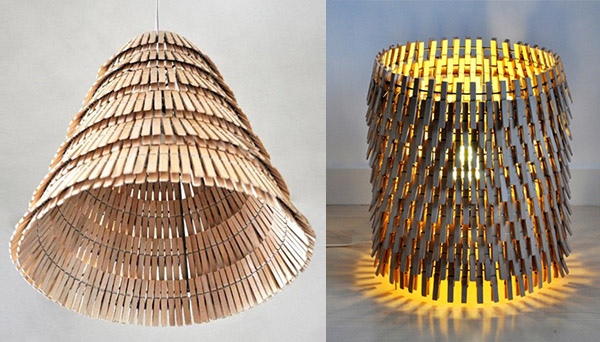 20 Fantastic Recycled and Upcycled Lamps And Chandeliers Ideas