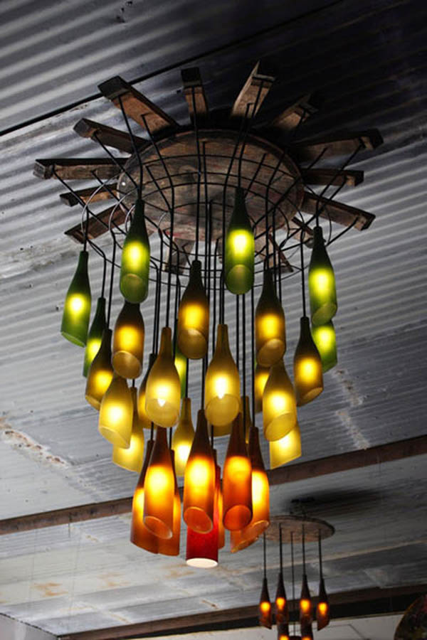 20 Fantastic Recycled and Upcycled Lamps And Chandeliers Ideas