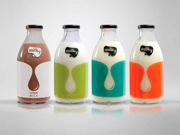 30 Creative Milk Bottle Designs