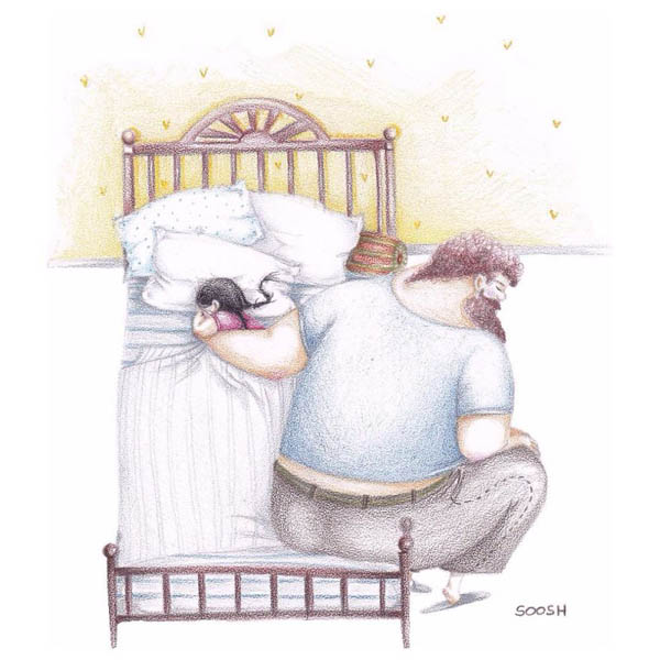 Best Father's Gift: Heart-warming Illustrations About Dads and Their Beloved Daughters